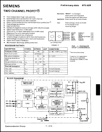 Click here to download BTS620 Datasheet