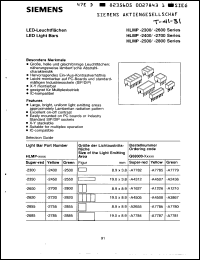 Click here to download HLMP2500 Datasheet