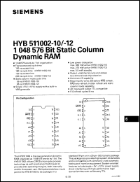 Click here to download HYB511002-10 Datasheet