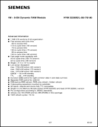 Click here to download HYM32200L60 Datasheet