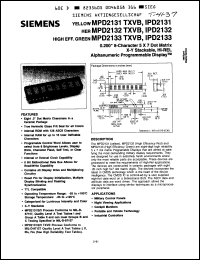 Click here to download MPD2133TXVB Datasheet