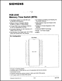 Click here to download PEB2040 Datasheet