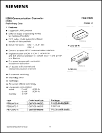 Click here to download PEF2070N Datasheet