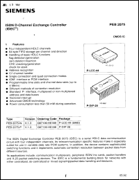 Click here to download PEB2075A1P Datasheet