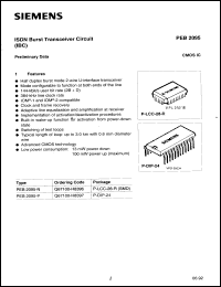 Click here to download PEB2095A3P Datasheet