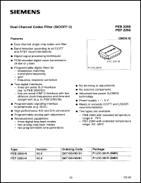 Click here to download PEF2260N Datasheet