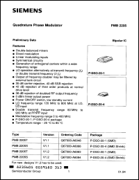 Click here to download PMB2205S(V1.1) Datasheet