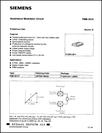 Click here to download PMB2210T Datasheet