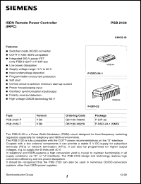 Click here to download PSB2120T Datasheet