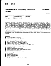 Click here to download PSB8593 Datasheet