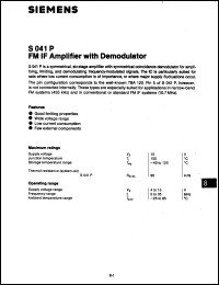 Click here to download S041E Datasheet