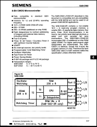 Click here to download SAB-C502L20P Datasheet