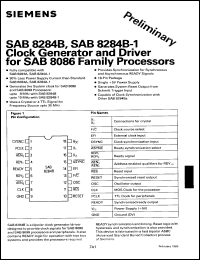 Click here to download SAB8284A1P Datasheet