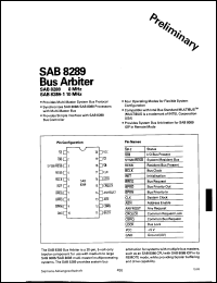 Click here to download SAB8289-1P Datasheet