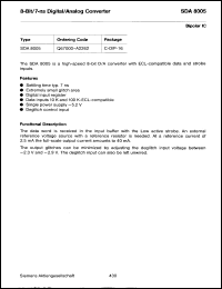 Click here to download SDA8005 Datasheet