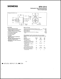 Click here to download SFH2213 Datasheet