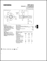 Click here to download SFH2215 Datasheet