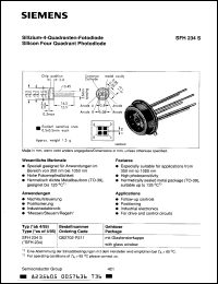 Click here to download SFH234S Datasheet