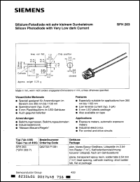 Click here to download SFH263P Datasheet