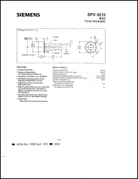 Click here to download SFH4212 Datasheet