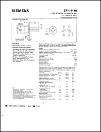 Click here to download SFH4410 Datasheet