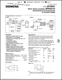 Click here to download SFH551V Datasheet