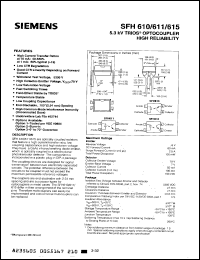 Click here to download SFH611-3 Datasheet