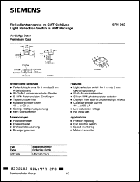Click here to download SFH902 Datasheet