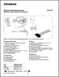 Click here to download SFH905-1 Datasheet