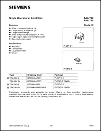 Click here to download TAA865W Datasheet