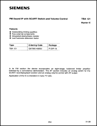 Click here to download TBA121-2 Datasheet