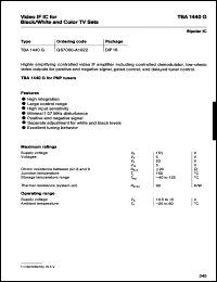 Click here to download TBA1441G Datasheet