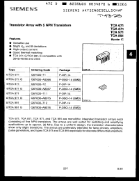 Click here to download TCA671G Datasheet