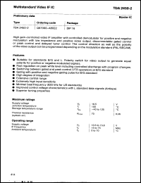 Click here to download TDA2450-2 Datasheet