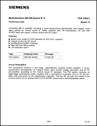 Click here to download TDA2460 Datasheet