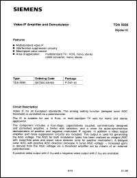 Click here to download TDA5930 Datasheet