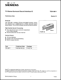 Click here to download TDA6811 Datasheet