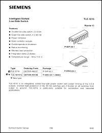 Click here to download TLE4216 Datasheet
