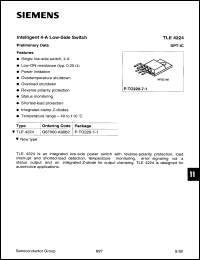 Click here to download TLE4224 Datasheet