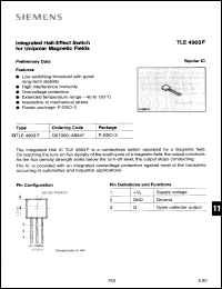 Click here to download TLE4903F Datasheet