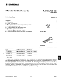 Click here to download TLE4920F Datasheet