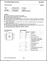 Click here to download SLE4501 Datasheet