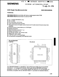 Click here to download SAB8052A-N Datasheet