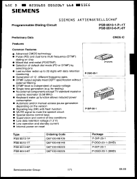 Click here to download PSB8510-6T Datasheet