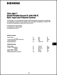 Click here to download TDA4282T Datasheet