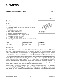 Click here to download TLE4727 Datasheet