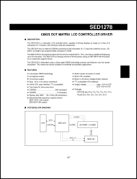 Click here to download SED1278 Datasheet