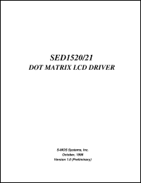 Click here to download SED1520FAA Datasheet