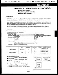 Click here to download SED1181F Datasheet