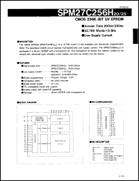 Click here to download SPM27C256H20 Datasheet